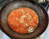 シーフードミックスで作るトマトパスタ作り方8写真