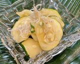 ズッキーニとしらすの和え物　卵豆腐のタレ作り方4写真