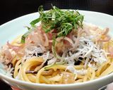 ミョウガのパスタ♪しらすもたっぷりで♪作り方4写真