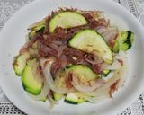 ズッキーニのコンビーフ炒め作り方5写真