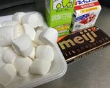 【マシュマロ】濃厚生チョコプリン作り方1写真