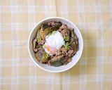 なすと豚肉のバランス丼作り方7写真