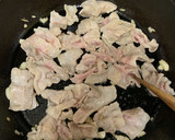 簡単スピードおかず！豚肉と青菜の中華炒め作り方4写真