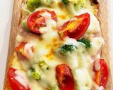 簡単ハムチーズ野菜トースト作り方5写真