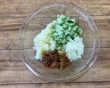 やきとり缶アレンジ　ポテトサラダ作り方4写真