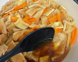 覚書　太切り干し大根の煮物　ほんのり甘め作り方4写真