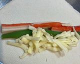 いんげんのチーズ春巻き作り方5写真