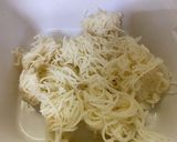 素麺でお好み焼き！作り方1写真