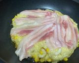 素麺でお好み焼き！作り方4写真