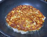 素麺でお好み焼き！作り方5写真