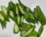 オクラ、長芋、めかぶのネバネバ和え物作り方2写真