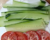 むきエビと夏野菜のゼリー作り方1写真