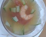 むきエビと夏野菜のゼリー作り方4写真