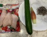 ササミときゅうりの簡単1品作り方1写真