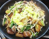 超簡単!野菜とたまごのオイスター炒め!作り方6写真