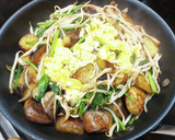 超簡単！野菜とたまごのオイスター炒め！作り方6写真