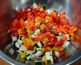 【低脂質】鶏肉と夏野菜のキーマカレー作り方2写真