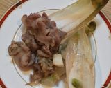 豚肉とチコリのオリーブオイルにんにく炒め作り方5写真