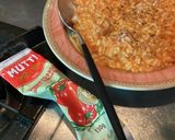 トマトペーストと大葉のパスタ作り方8写真