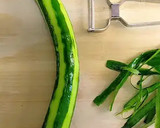 きゅうりと鶏むね肉の冷たい煮びたし作り方1写真