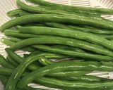簡単☆インゲンの胡麻あえ作り方1写真