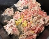卵とベーコンチャーハン☆肉そぼろ弁当作り方1写真
