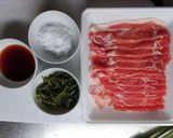 豚薄切りロースの甘酢焼き ポン酢で楽チン作り方2写真