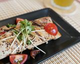 栄養士＊脂質を抑えたマグロステーキ作り方5写真