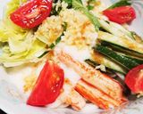 和風カニカマととろろの野菜冷やしうどん作り方10写真