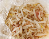 簡単節約☆鶏胸肉ともやしのもちもち焼き作り方2写真