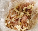 簡単節約☆鶏胸肉ともやしのもちもち焼き作り方3写真
