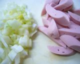 おさかなソーセージdeチリ☆作り方1写真