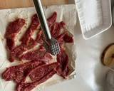 牛肉の紙カツ（五香粉風味)作り方2写真