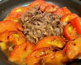 牛肉とトマトのバルサミコ酢炒め作り方4写真