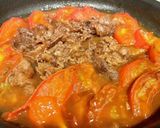 牛肉とトマトのバルサミコ酢炒め作り方5写真