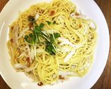 イカと梅干し昆布茶のサッパリパスタ作り方5写真