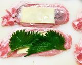 ★大葉+梅肉+チーズのミルフィーユカツ★作り方2写真