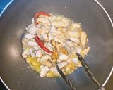 スズキとほうれん草の白ワインソースパスタ作り方4写真