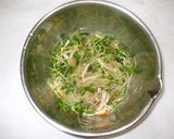 豆苗春雨サラダ♪簡単熱中症夏ばて漢方薬膳作り方8写真