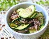 ズッキーニといわし味噌煮缶のサラダ作り方3写真