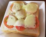 簡単❢トマトチーズトースト(o^^o)♪作り方13写真