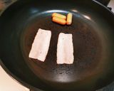 カリカリベーコンと野菜のオープンサンド作り方1写真