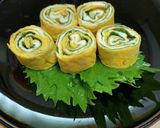 シソ巻き玉子焼き作り方8写真