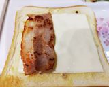 カリカリベーコンと野菜のオープンサンド作り方5写真