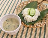 まろやか～豆乳ときゅうりのめんつゆ作り方4写真