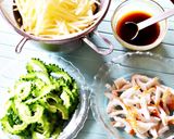 千切りじゃが芋とゴーヤのカレー炒め作り方2写真
