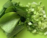 青梗菜とキャベツの塩中華スープ作り方1写真