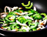 千切りじゃが芋とゴーヤのカレー炒め作り方4写真