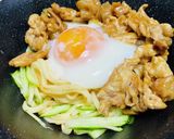 冷たい麺で【酸っぱ辛、肉乗せうどん】作り方6写真