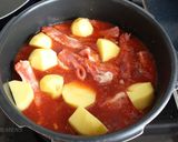 リンゴジャムでスペアリブのトマト煮込み作り方3写真